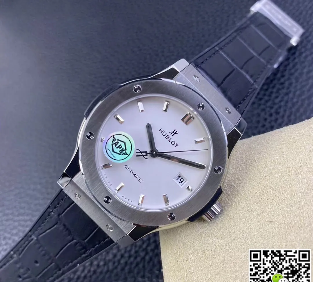 Hublot Classic Fusion 542.NX.2611.LR 42MM APS Factory 1:1 Best Edition Replica Watch Black Strap